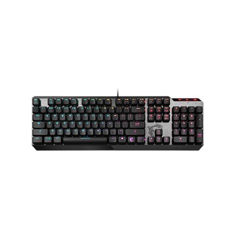 MSI VIGOR GK50 Gaming Keyboard, US Layout, Wired, Black MSI | VIGOR GK50 | Gaming keyboard | RGB LED light | US | Wired | Black